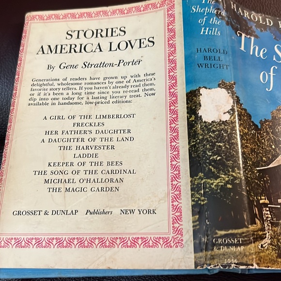 The Shepherd of the Hills by Harold Bell Wright Author Signed 1907 Hardcover - Picture 3 of 9
